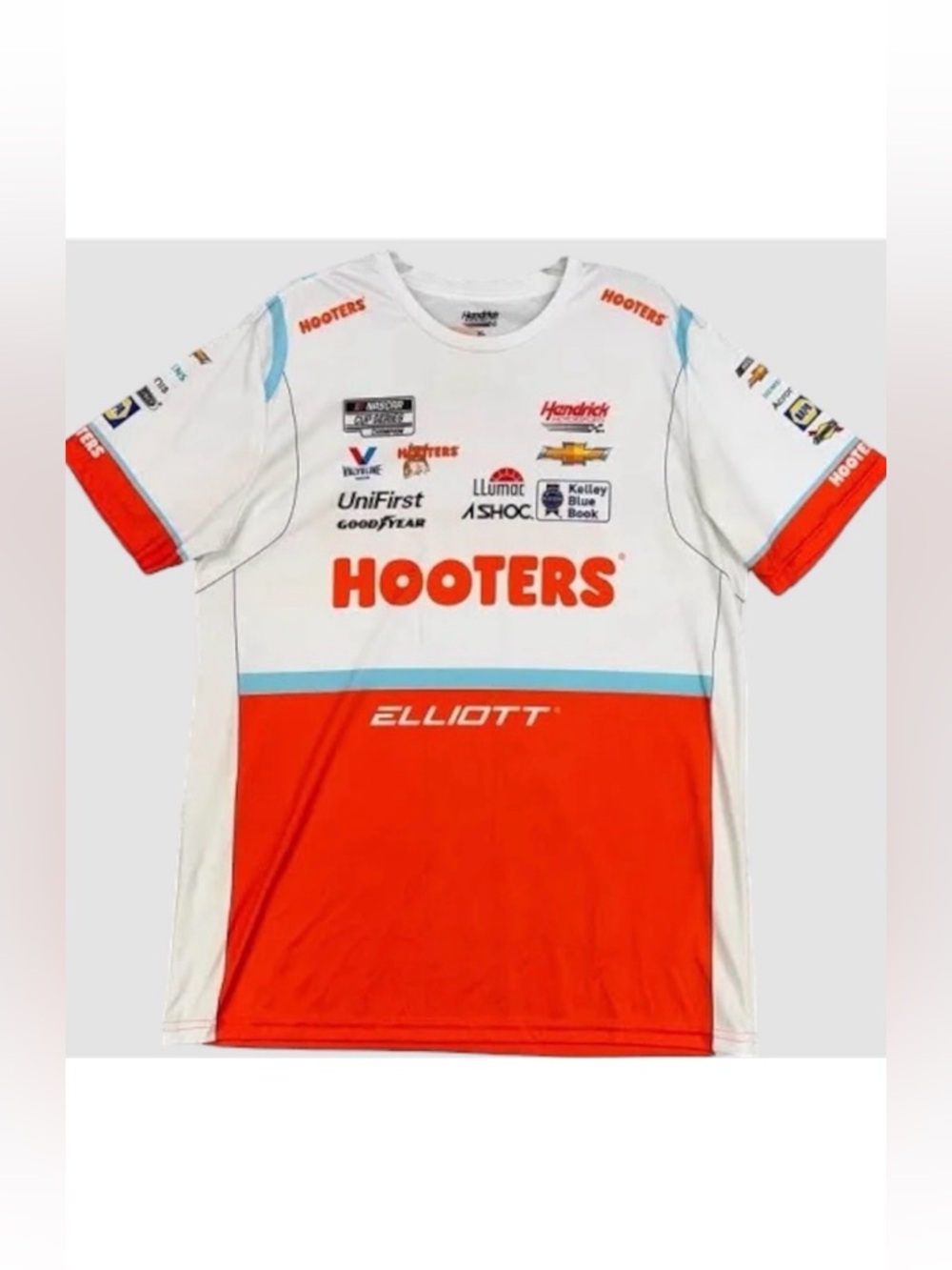 Hendrick Motorsports Shirt Mens Medium Chase Elliott Hooters Racing Jersey